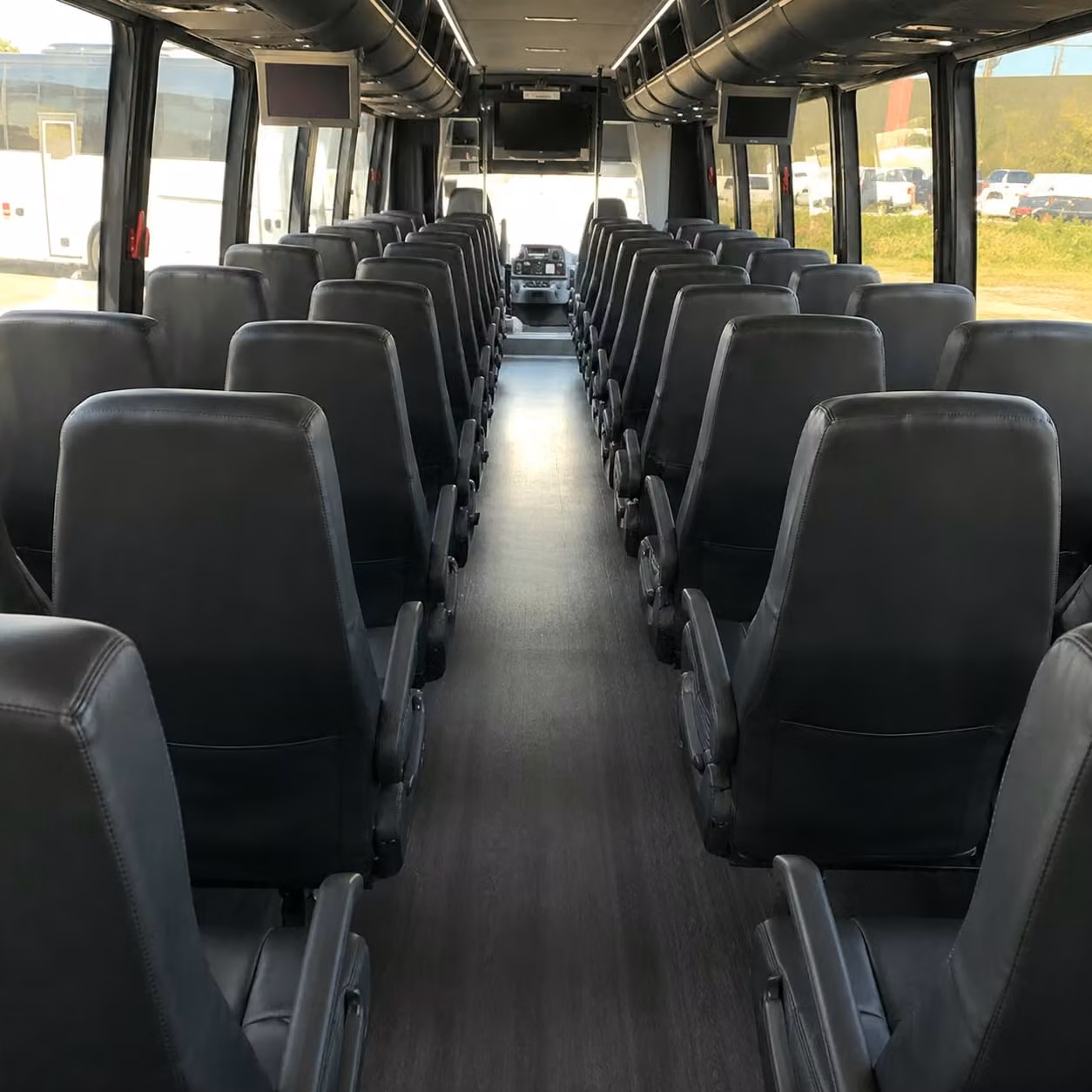 25 passenger minibus interior