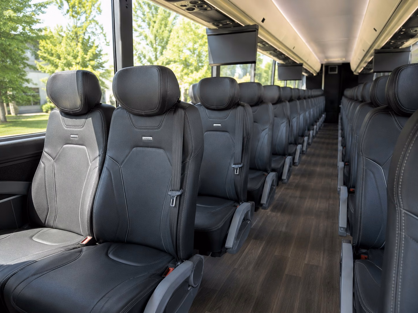charter bus rentals for santa ana corporate events and employee shuttles