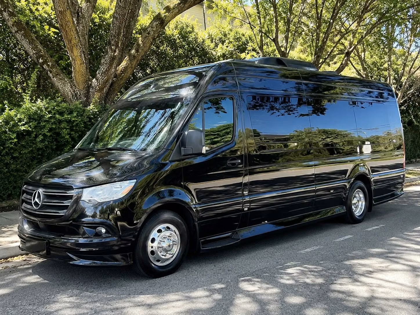 santa ana sprinter van rental with driver