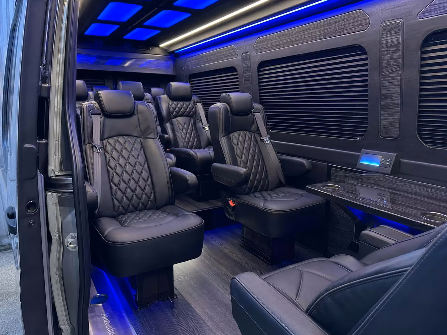 sprinter van transportation for groups and events across santa ana